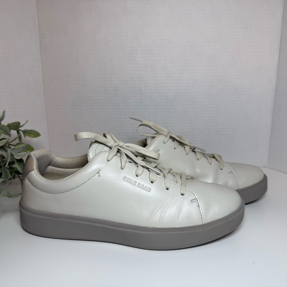 Cole Haan Men's Grand Crosscourt Traveler Sneaker Silver Birch/Paloma Size 11M